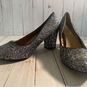 Torrid Silver Glitter Heels